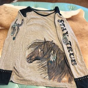 Stay Free Longs sleeve tee